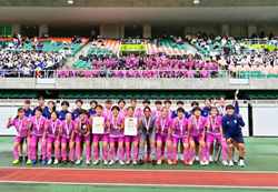 【優勝写真掲載】2024年度 静岡県高校総体 女子サッカー インターハイ  藤枝順心が優勝！東海大会出場＆県大会12連覇達成！