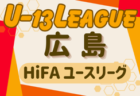 2024年度 U-13サッカーリーグ第14回石川県リーグ  10/20までの結果掲載！未判明結果＆日程募集中