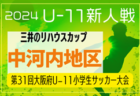 2024年度 第8回TOMAS東京都3年生サッカー交流大会 第1ブロック予選  優勝はGROW FC！