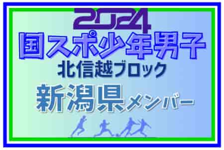 【新潟県少年男子】参加選手掲載！2024年度 第45回北信越国民スポーツ大会（8/10,11）