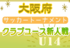 2024年度 大阪府クラブユースサッカートーナメント(U-14) 優勝はセレッソ大阪！