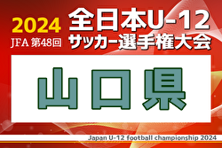 2024年度 JFA第48回全日本U-12サッカー選手権山口県大会 優勝はレノファ山口！全国大会出場へ！