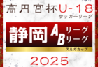 速報！高円宮杯JFA U-15サッカーリーグ 2025鹿児島チェストリーグ 1.2.3部  4/26結果更新！次回5/6