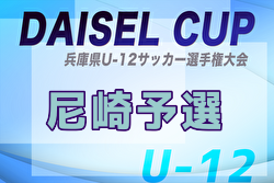 2025年度DAISEL CUP 第58回兵庫県U-12サッカー選手権大会 尼崎予選 5/3.5開催！組合せ募集中