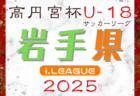 高円宮杯 JFA U-18プリンスリーグ2025中国　第7節5/17結果掲載！次回6/21