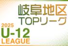 2025年度 フジパンカップU-12 岐阜クラブ予選  1次予選   5/17結果速報！
