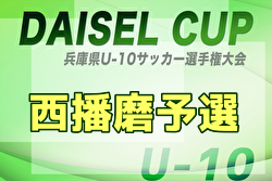 2025年度 DAICEL CUP 第52回兵庫県U-10サッカー選手権大会 西播磨大会 例年10月開催！日程・組合せ募集中