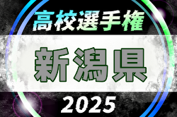 2025年度 第104回 全国高校サッカー選手権  新潟県大会   55チーム出場！組合せ掲載！8/30～11/9開催