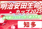 2025年度 第11回明治安田生命カップU-11 愛知 名古屋代表決定戦  概要掲載！例年11月開催  日程・組合せ募集中