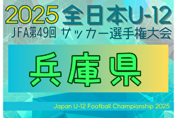 2025年度 JFA第49回 全日本U-12サッカー選手権大会兵庫県大会 11/22～24開催！組合せ募集中