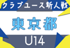 2025年度第33回 東京クラブユースサッカーU-14選手権 組合せ掲載！ 6/7開幕！