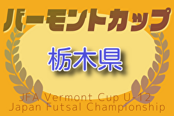 2025年度 バーモントカップ全日本U-12フットサル選手権 栃木県大会 例年7月開催！地区大会結果お待ちしています。