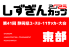 2025年度 しずぎんカップ第41回静岡県ユースU-11サッカー大会 静岡県大会  2026年2月開催予定   地区・支部予選情報も募集中