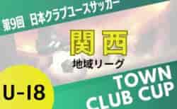 2025年度 山忠建設杯第23回関西クラブユース地域リーグ（U-18）8/31結果掲載！次戦9/7