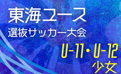 2025年度 第22回 東海ユースU-11・U-12選抜サッカー大会/トレセン対抗戦   12/7開催予定   各県大会情報もお待ちしています！