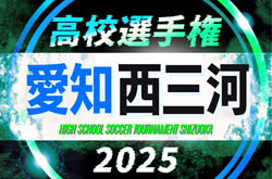 2025年度 第104回 全国高校サッカー選手権 愛知 西三河予選　例年8月下旬開催  組み合わせ・日程募集！