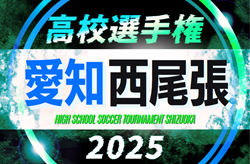 2025年度 第104回 全国高校サッカー選手権 愛知 西尾張予選　例年8月下旬開催  組み合わせ・日程募集！