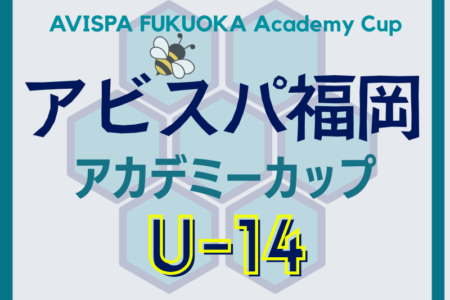 2025年度 第18回 アビスパ福岡アカデミーカップ U-14 予選会 例年8月下旬～開催！情報募集中