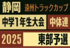 2025年度 遠州トラックカップ第46回静岡県中学1年生サッカー大会  中体連の部 チャレンジカップ  例年1月･2月開催  組み合わせ・日程募集
