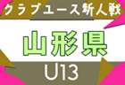 2025年度 山形県クラブユースU-14新人戦 11/8～23開催！組合せ募集