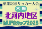 2025年度 第19回卒業記念サッカー大会 MUFGカップ 三島地区予選（大阪）例年10月開幕！日程･組合せ情報募集