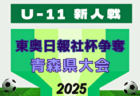 2025年度 高円宮杯JFA U-18サッカーリーグ山形 9/27,28結果掲載！次回11/22