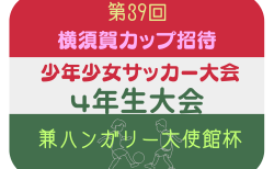 2025年度 第39回横須賀カップ招待少年サッカー大会 4年生大会 兼 ハンガリー大使館杯 神奈川 優勝は横浜F・マリノスプライマリー追浜！引き続き未判明分の情報募集