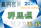 高円宮杯JFA U-15サッカーリーグ2026山梨 2/15までの結果掲載!次回2/21!Aリーグの日程・組合せ募集
