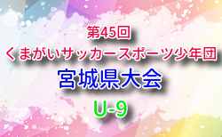 2025年度 第45回くまがいサッカースポーツ少年団3年生大会 U-9 宮城県大会 各ブロック優勝チーム掲載!