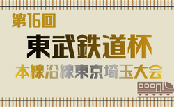 2025年度 第17回東武鉄道杯 本線沿線東京・埼玉少年サッカー大会 1/11～1/25開催！大会要項掲載 組合せ情報募集