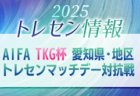 2025年度 AIFA 愛知県U-14クラブカップサッカー選手権  ベスト4決定！順位トーナメント1回戦終了！情報提供ありがとうございます  次回1/10,11？