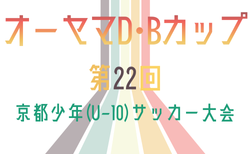 2025年度 オーヤマD•Bカップ第22回京都少年サッカー大会 2/21.23開催!組合せ掲載
