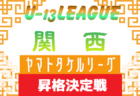 2025年度 U-13サッカーリーグ2026関西ヤマトタケルリーグ2部昇格決定戦　例年2月上旬開催！京都代表決定！日程・組合せ情報募集