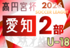 2026年度 高円宮杯 JFA U-18サッカーリーグ 愛知県3部 2/28開幕予定 組み合わせ募集!