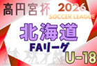 高円宮杯 JFA U-18サッカーリーグ2026東京 T1リーグ  例年4月開幕！組合せ・リーグ戦表掲載！日程募集