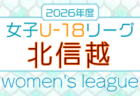 2026年度 JFA U-15女子サッカーリーグ 北信越 4/4開幕！組合せ・リーグ戦表掲載！