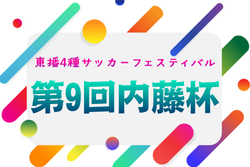 2024年度 東播4種サッカーフェスティバル 第8回内藤杯（兵庫） 例年3月開催！組合せ・日程募集