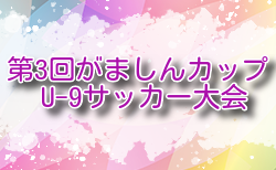2025年度 第3回がましんカップ U-9サッカー大会（愛知）組合せ掲載！3/14.15開催 情報ありがとうございます。