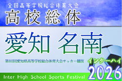 2026年度 第80回 愛知県高校総体 インターハイ 名南支部予選  例年4月･5月開催  組み合わせ・日程募集