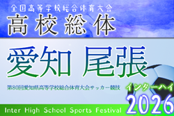 2026年度 第80回 愛知県高校総体 インターハイ 尾張支部  例年4月･5月開催  組み合わせ・日程募集