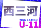 2026年度 知多U-11リーグ(愛知)例年5月開幕!リーグ表作成しています!