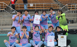 【大会優秀選手・優勝チーム写真掲載】2025年度 京都府高校サッカー新人大会 女子の部 優勝は京都精華学園高校！