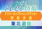 【北信越選抜】第40回デンソーカップチャレンジサッカー刈谷大会 エントリーメンバー掲載