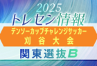 【東海選抜】第40回デンソーカップチャレンジサッカー刈谷大会 エントリーメンバー掲載