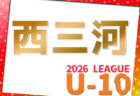 2026年度 名古屋U-11リーグ（愛知）4/11,12結果速報！