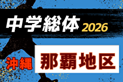 2026年度第60回那覇地区中学校サッカー競技大会(沖縄)  5/23開幕！要項掲載！