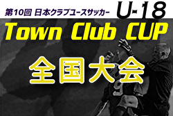 第10回日本クラブユースサッカー（U-18）Town Club CUP 2026 例年12月開催！組合せ・日程募集