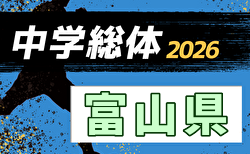 2026年度 第64回富山県中学校サッカー選手権大会 要項・やぐら表掲載!7/4~11開催!組合せ・地区予選情報も募集