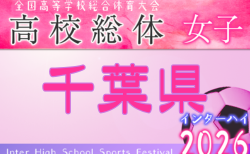 2026年度 第20回千葉県高校総体サッカー競技 女子の部（インターハイ）　4/25開幕！組合せ掲載