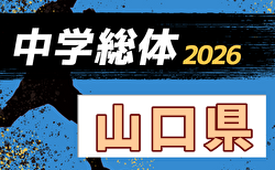 2026年度 第63回山口県中学校サッカー選手権大会 要項掲載!組合せ抽選6/25、大会は7/11~7/19開催 組合せ募集